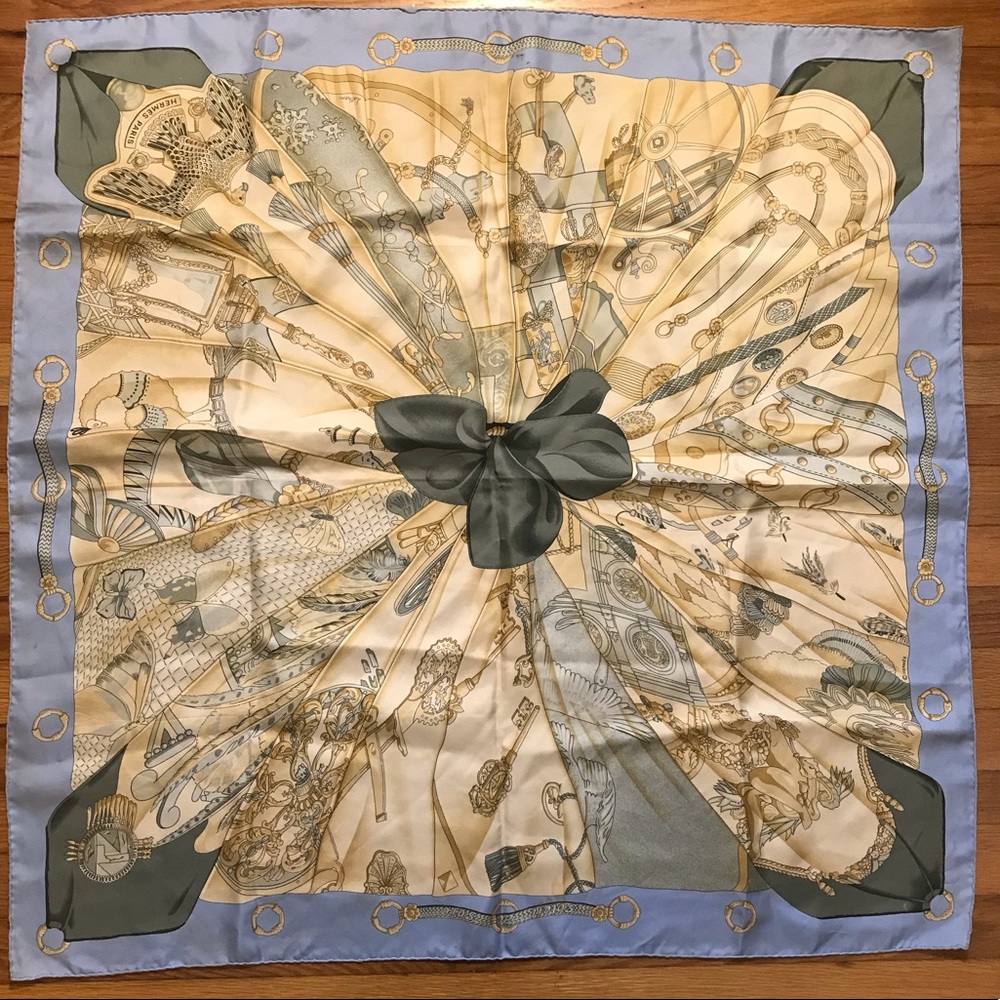 Hermes Soie de Soleil silk scarf - vintage